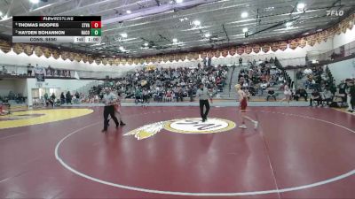 106 lbs Cons. Semi - Thomas Hoopes, Star Valley vs Hayden Bohannon, Natrona County