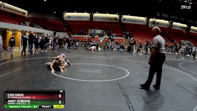 92 lbs Finals (2 Team) - Cam Davis, CP Wrestling Academy vs Andy Dorman, Armory Athletics