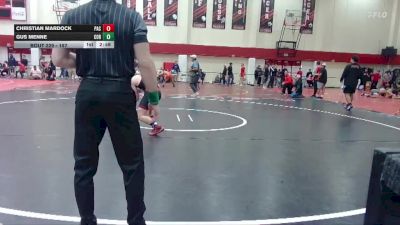 157 lbs Cons. Round 2 - Gus Menne, Corban University vs Christian Mardock, Pacific (OR)