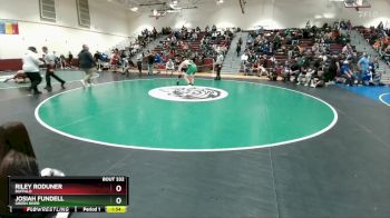 150 lbs Cons. Round 3 - Josiah Fundell, Green River vs Riley Roduner, Buffalo