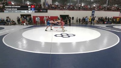 74 kg Champ. Rd Of 128 - Cooper Rathburn, Navy Wrestling Club vs Ethan Stiles, Ohio RTC/ TMWC