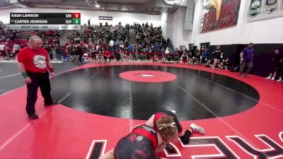 106 lbs Cons. Round 2 - Kash Lawson, Castle View vs Carter Johnson, Eaglecrest JV