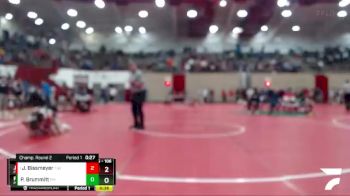 106 lbs Champ. Round 2 - John Bissmeyer, Fighting Irish WC vs Peyton Brummitt, Perry Meridian