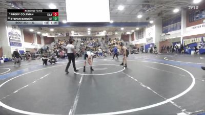 157 lbs Cons. Round 3 - Stefan Eatmon, Grand Terrace vs Brody Coleman, Calabasas