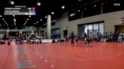 92 lbs Semis & 1st Wb (8 Team) - Cadence Aultman, Fairly Odd Wrestlers vs Haylee Johnson, BRAWL Black