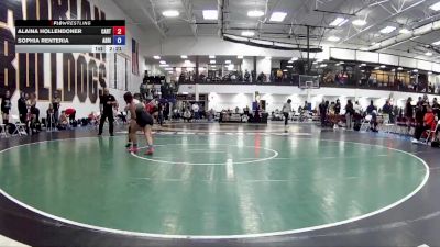 131 lbs Round 2 (16 Team) - Sophia Renteria, Adrian vs Alaina Hollendoner, Carthage University