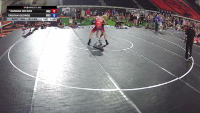 132 lbs Cons. Sub-semis - Gunnar Wilson, Oregon vs Tristan George, Colorado