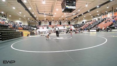 135 lbs Consi Of 8 #2 - Bently Burleson, Wyandotte HS Girls vs Lynly Flud, Hilldale