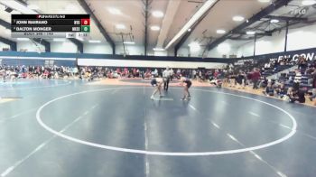 149 lbs Quarterfinal - John Mairano, New York University vs Dalton Monger, Messiah