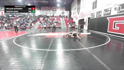 106 lbs 1st Place Match - Easton Lewis, Kimberly vs William Gutierrez, Gooding