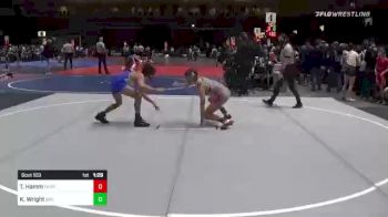 95 lbs Round Of 16 - Trevor Hamm, Thorobred WC vs Koda Wright, Driller WC