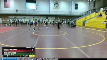 120 lbs Champ. Round 1 - Robert Wood, Hood River Valley vs Craig Williams, Canby