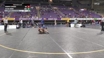 165 lbs Round 2 (6 Team) - Joseph Cangro, Harvard vs Jacob Herm, South Dakota State