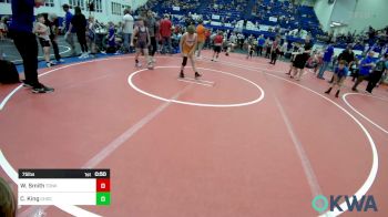 75 lbs Consolation - Wade Smith, Tonkawa Takedown Club vs Chance King, Choctaw Ironman Youth Wrestling