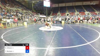 144 lbs Cons 32 #1 - Grayson Gibson, MN vs Taryn Nichols, MO