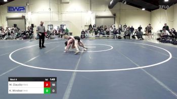 126 lbs Quarterfinal - Mackiah Claudio, Parkersburg South vs Kian Windsor, Musselman