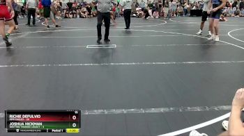 144 lbs Round 3 (8 Team) - Joshua Hickman, Whitted Trained Legacy vs Richie DeFulvio, MPR Eagles