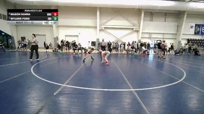 72 lbs Cons. Semi - Wylder Ford, Sanderson Wrestling Academy vs Mason Hanna, Westlake Wrestling Club