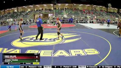 108 lbs Round 2 (4 Team) - Mike Miller, Illinois Valley vs Ayden Young, Monroe
