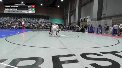 145 lbs Consi Of 8 #1 - Chase BRUMBLE, Unattached vs Evan Hatfield, Sierra Sabers
