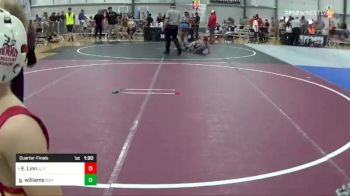 57 lbs Quarterfinal - Evann Linn, JJ Trained vs Garrett Williams, Summit