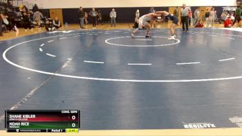 149 lbs Cons. Semi - Noah Rice, Messiah vs Shane Kibler, King`s College