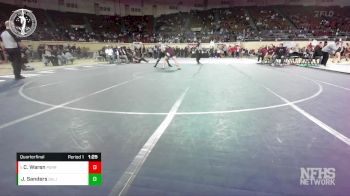 3A-190 lbs Quarterfinal - Cash Waren, PERRY vs Jescee Sanders, SALINA