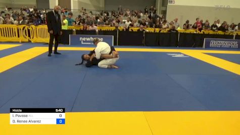 Ingrid Pavese vs Danielle Renee Alvarez 2024 World Masters IBJJF Jiu-Jitsu Championship