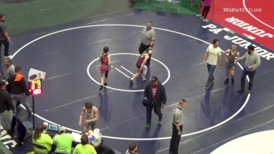 98 lbs Consi Of 16 #2 - Bryanna Wilmoth, Dubois vs Hailey Brinkley, Athens