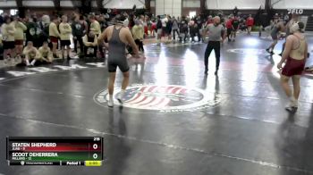 215 lbs Round 5 (8 Team) - Staten Shepherd, Juab vs Scoot DeHerrera, Millard