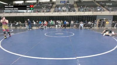 135 lbs 5th Place - Dale Kohr, Myerstown vs Sebastian Gorg, Warrenton