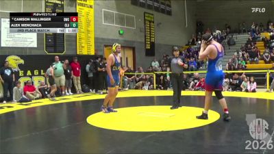 205 lbs 3rd Place Match - Alex Menchaca, Clark vs Camson Mallinger, Durham Wrestling Club