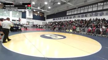 135 lbs Cons. Round 1 - Maria Ress, Corona Del Mar vs Jenna Ceballos, Villa Park