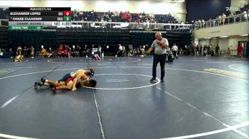 141 lbs Champ. Round 2 - Alexander Lopez, Sacramento City College vs Chase Claassen, Santa Rosa Junior College