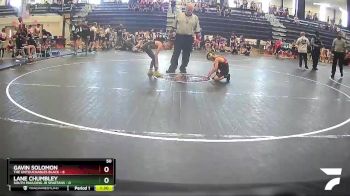 50 lbs Round 1 (6 Team) - Gavin Solomon, The Untouchables Black vs Lane Chumbley, South Paulding Jr Spartans