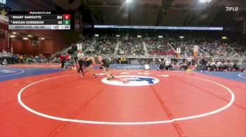 2A-165 lbs Quarterfinal - Brady Garoutte, Moorcroft vs Nikoah Sorenson, Greybull/Riverside