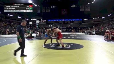 190 lbs Round Of 16 - David Calkins Jr., Liberty (NC) vs Lolo Clark, Clovis (CS)