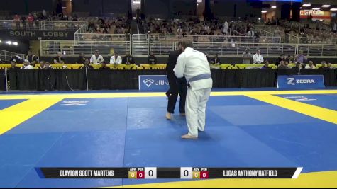 Lucas Anthony Hatfield vs Clayton Scott Martens 2025 Pan Jiu Jitsu IBJJF Championship