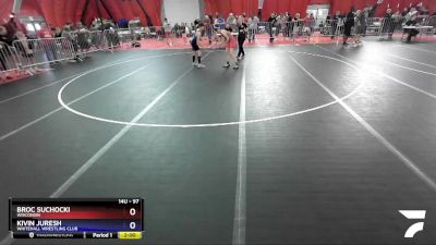 97 lbs Cons. Round 2 - Broc Suchocki, Wisconsin vs Kivin Juresh, Whitehall Wrestling Club