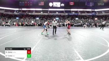 115 lbs Quarterfinal - Mitchel Baker, Jackson vs Roman Tuttle, Salina Wrestling Club