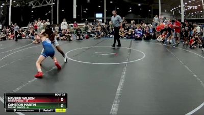 88 lbs Round 6 (8 Team) - Maverik Wilson, The Compound vs Cameron Martin, Dueling Bandits