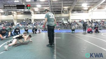 73-76 lbs Quarterfinal - Brock Wicketts, Bar None Wrestling vs Cayson Delgado, Prime Wrestling