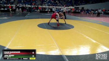 6A-138 lbs Cons. Round 2 - Chase Bargender, Oregon City vs Josh Berry, Willamette