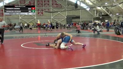 197 lbs Quarterfinal - Spencer Fetrow, Roger Williams vs Kenneth Marra, Coast Guard