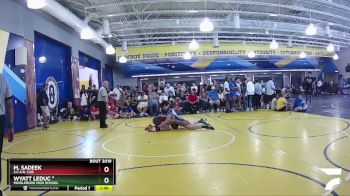 157 lbs Champ. Round 1 - Wyatt Leduc *, Middleburg High School vs M. Sadeek, S.C.A.R. Cub