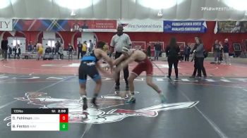 133 lbs Quarterfinal - DJ Fehlman, Lock Haven vs Brendon Fenton, Kent State