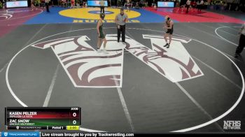 Champ. Round 1 - Zac Snow, Lincoln Southwest vs Kasen Pelzer, Papillion-La Vista