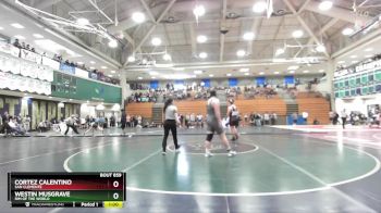 285 lbs Cons. Round 4 - Cortez Calentino, San Clemente vs Westin Musgrave, Rim Of The World