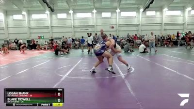 190 lbs Round 7 (8 Team) - Logan Shank, U2 Upstate Uprising vs Blake Tidwell, 84 Athletes