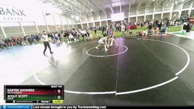 120 lbs Champ. Round 2 - Scout Scott, Idaho vs Karter Showers, Falls Academy